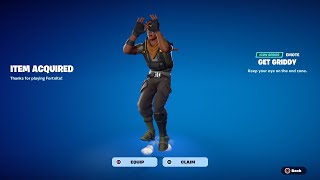 GET GRIDDY EMOTE RETURN RELEASE DATE IN FORTNITE ITEM SHOP CHAPTER 5 SEASON 2!