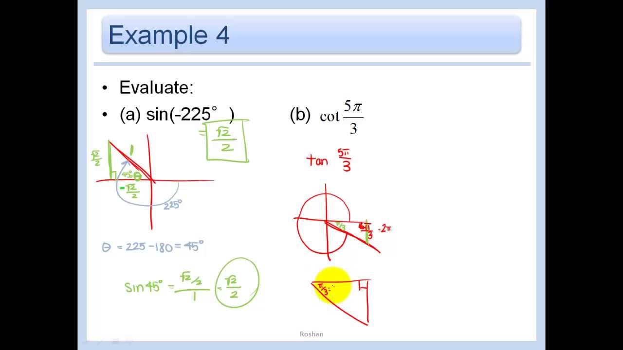 13-3-evaluate-trigonometric-functions-of-any-angle-youtube