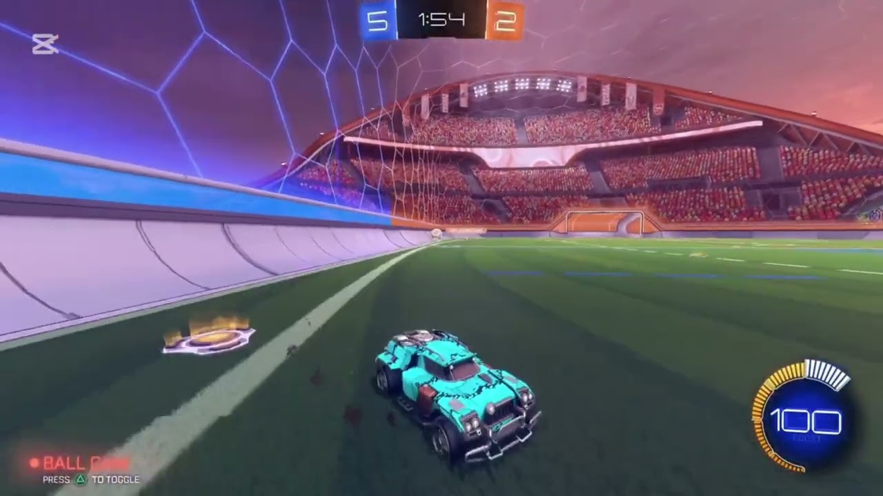 روكت ليق ونز رانك بالسياره الغريبه😎