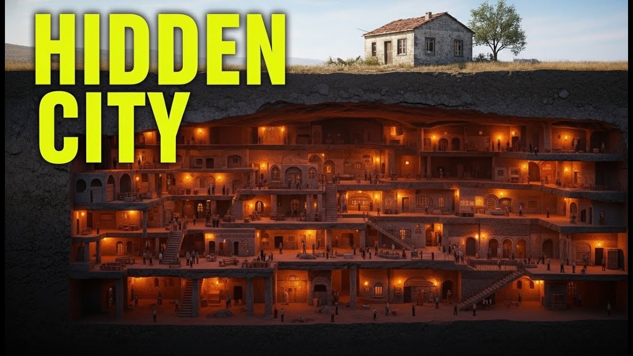 Boring History For Sleep - Why 20,000 People Hid Underground The Claustrophobic City of Derinkuyu