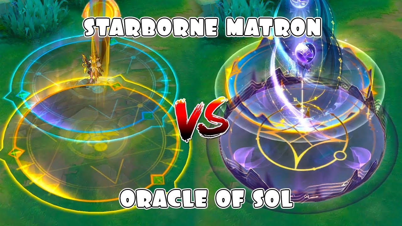 Luo Yi Starborne Matron VS Oracle of Sol Skin Comparison