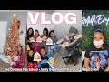 VLOG | Pink Christmas Tree & Decor + Family Gingerbread Challenge + Lash Appt & More