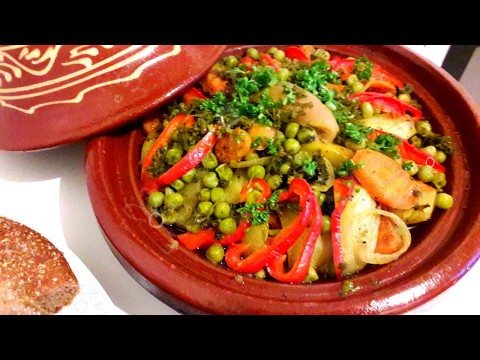 meilleur-recette-de-tajine-vÉgÉtarien-en-45-min---أحسن-وصفة-طجين-صحي-بالخضر-رااائع