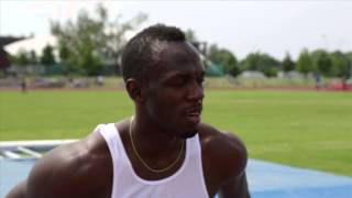 Usain Bolt Trains in PUMA