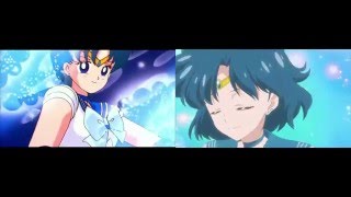 Sailor Mercury Transformation Comparison Sailor Moon Crystal Iii