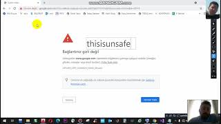 Google - Bağlantınız Gizli Değil Hatası Çözümü Errcertcommonnameinvalid