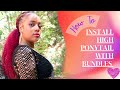 HOW TO: Crochet kinky ponytail over LOCS | ORIGINAL VIDEO