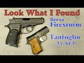"Look What I Found" - Bersa Firestorm &amp; Tanfoglio Mouse Gun .25 ACP - Two Excellent Pistols
