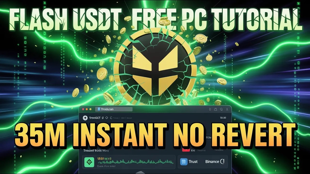 🚨 Flash USDT 2026 FREE Tutorial – 35M TRC20 Instant PC | 2000 Days No Revert 🔥💰