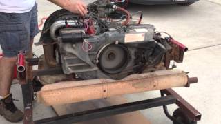 1974 VW Type 4 1.8L Bus Engine Running