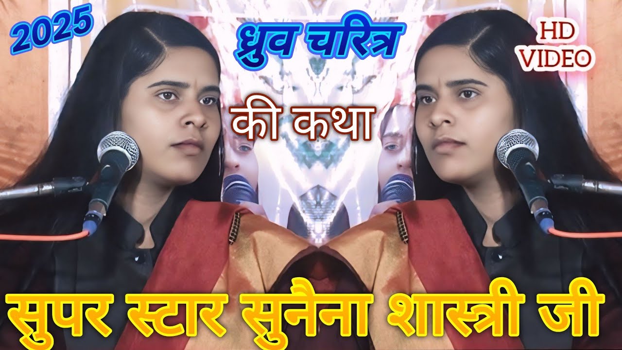 ग्राम खानपुर में ध्रुव चरित्र की कथा सुनैना शास्त्री जी की आवाज में 