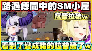 路過傳聞中的SM小屋...看到了變成豬的拉普醬了w【角巻わため】【角卷綿芽】【Vtuber中文翻譯】