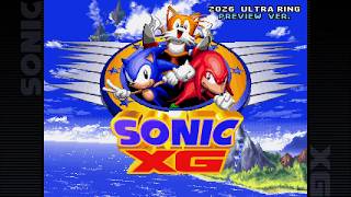 Sonic XG [Project Forever] (v1.0) - Time Attack Preview First Look Gameplay
