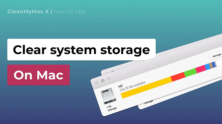 How to clear system storage on Mac