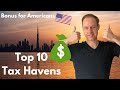 Top 10 tax havens in the world  (in 2021)