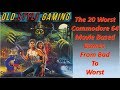 The 20 Worst Commodore 64 Movie Based Games from Bad to Worst