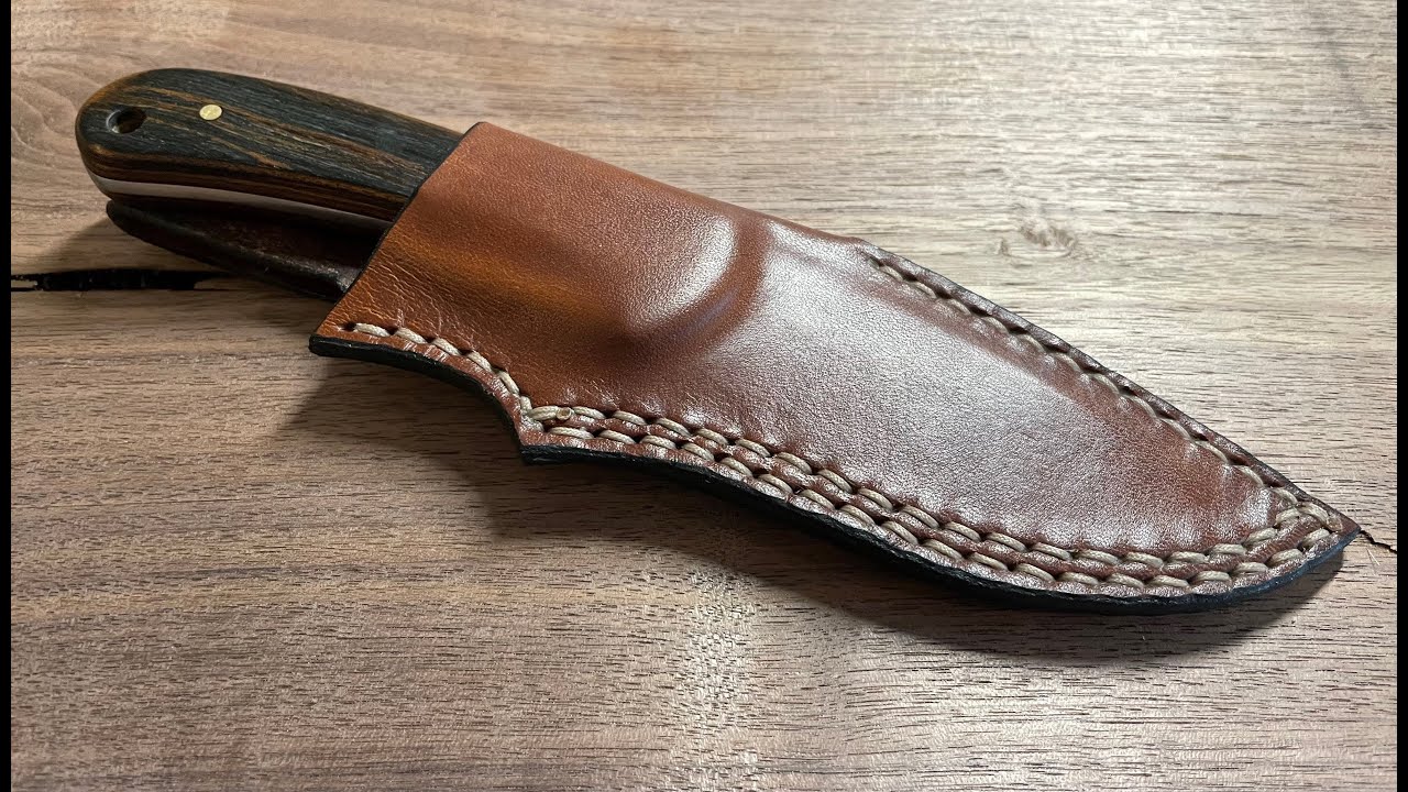 My Favorite Hunting Knife Gets a New Wax Dipped Leather Sheath | Buck ...