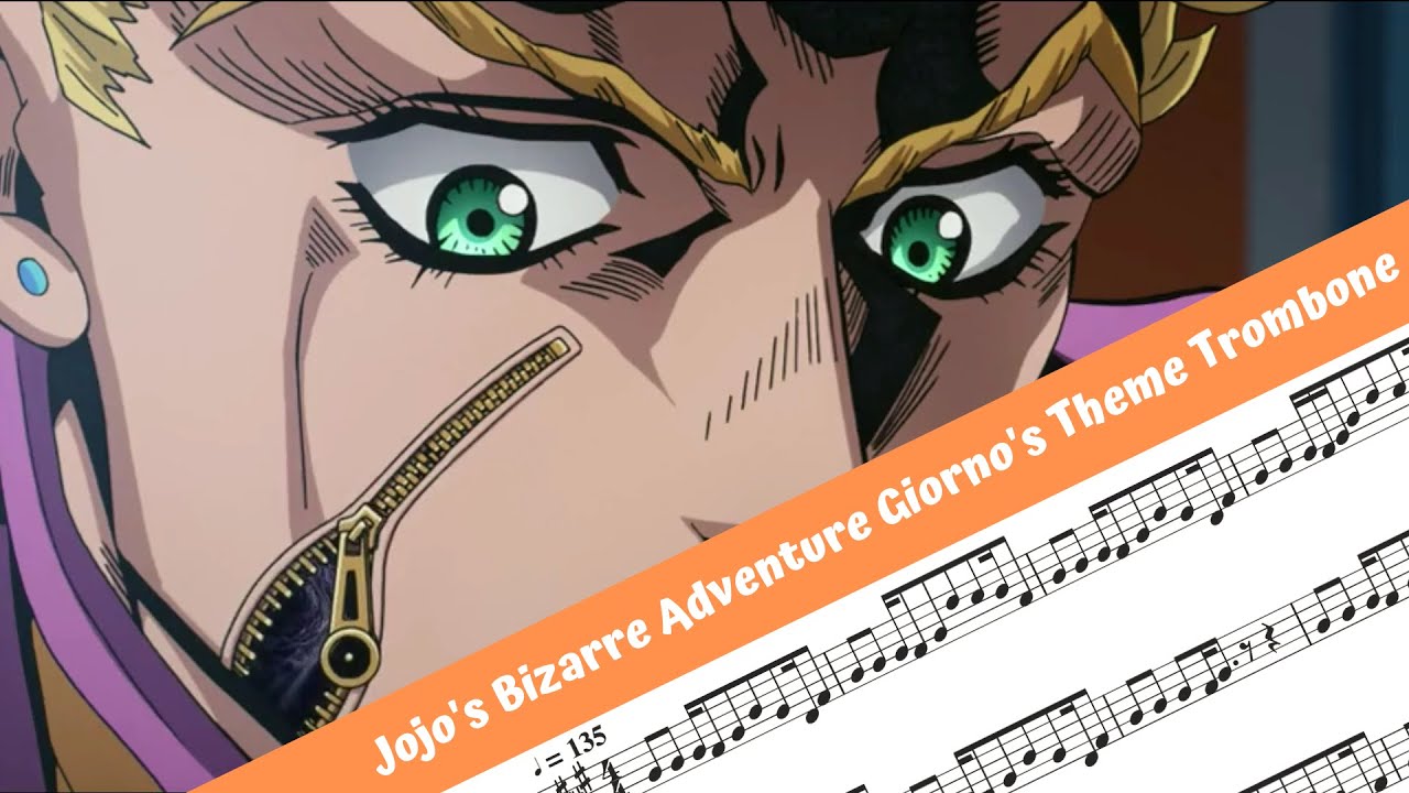 Jojo's Bizarre Adventure Giorno's Theme (Trombone) - YouTube