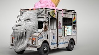Ice cream trucks at night ?