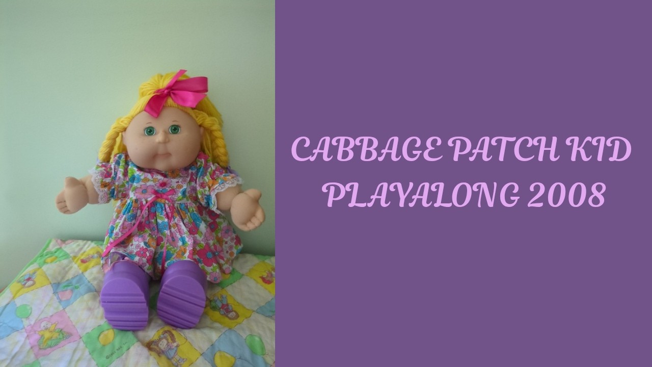 Adult Doll Collector Cabbage Patch Kid PlayAlong 2008👧🏼