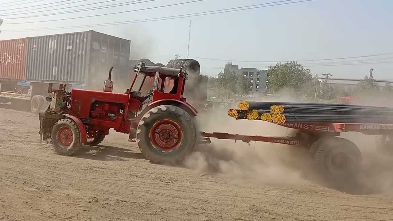 Rusi tractor 520 heavy load performance | imran chadhar