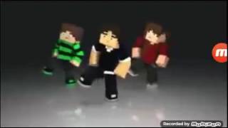 Troll e Big e Bionic dançando