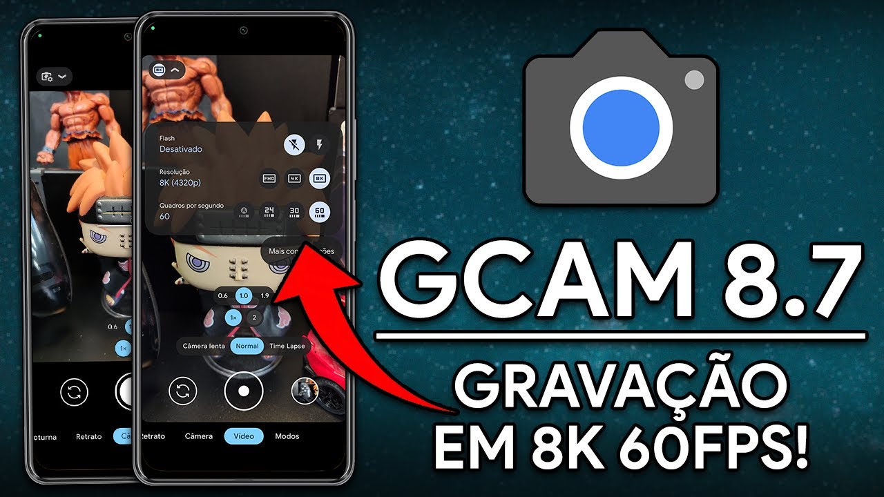 Ela chegou forte! GCAM 8.7 BSG + DICAS DE CONFIG e XML NOVO TOPPP