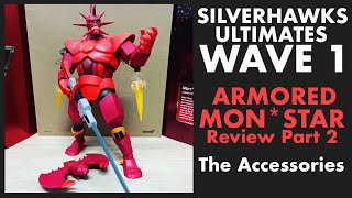Figurines Silverhawks Super7 Ultimates - Armored Mon*Star & Sky-Shadow (Toy Color) - Neuf