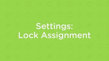 Setting: Lock Assignment