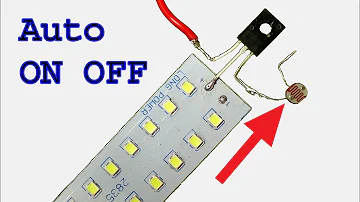 Today I will show you how to make automatic on/off led light dark sensor using pnp transistor bd140 and ldr auto on/off dark sensor simple and easy electronics projects.