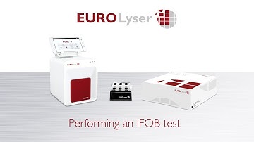 Performing an iFOB (immunological faecal occult blood) test with the Eurolyser CUBE-S