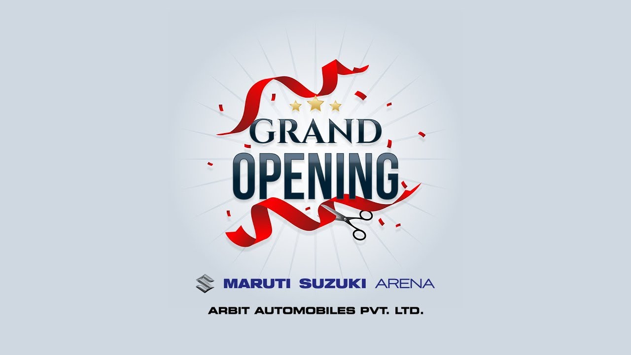 Showroom Inauguration invitation Video Grand Opening Invitation Video