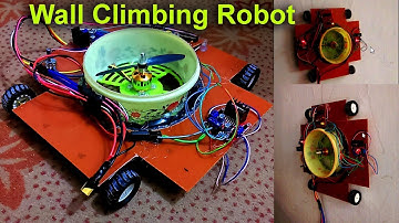 Wall Climbing Robot Car using Arduino, Bluetooth & Android App