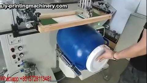 Oil bucket screen printer