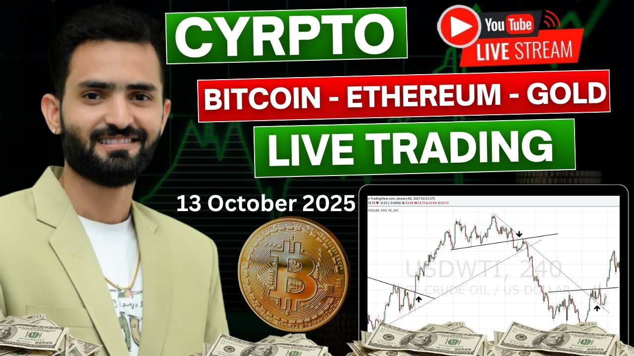 Today Live Crypto & forex Trading /🔴 Gold & Bitcoin LIVE Trading | Smart  Money Setup 🔥 13 Oct 2025 🤑 - YouTube