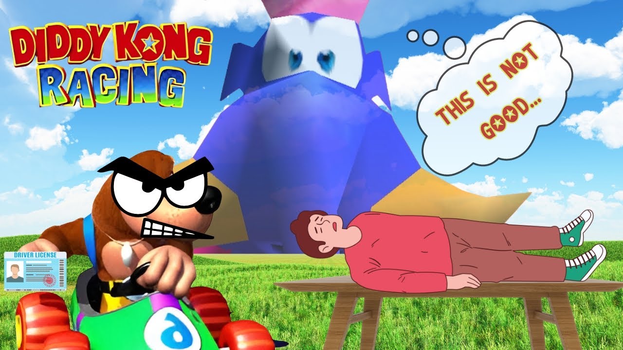 Banjo does the UNTHINKABLE while racing karts in Diddy Kong Racing ...