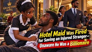 Hotel Maid Was Fired for Saving an Injured Stranger—Unaware He Was a Billionaire | Full Movie