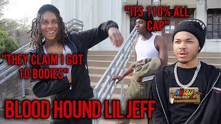 Blood Hound Lil Jeff Q50 |Talks Reddit Fans Claiming He Has "10 Bodies" Comparing To King Von, Melly