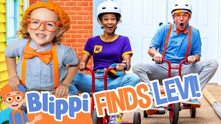 blippi and meekah race to find levi educational videos for kids