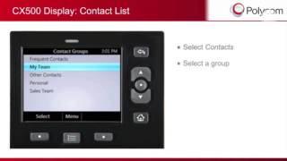 Polycom CX500 Overview - VISITELECOM