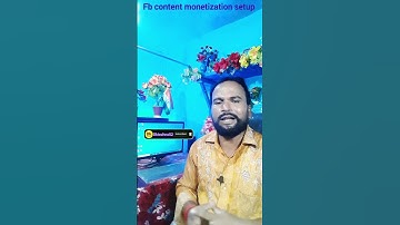 Fb Content Monetization Setup | content monetization setup fb | #fb_content_monetization_setup