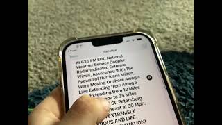 EAS Recreation: EXTREME WIND WARNING AS MAJOR CATEGORY 5 HURRICANE MILTON MAKES LANDFALL!