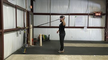Banded Shoulder External Rotation 90/90 Walkout