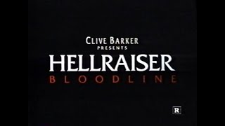 Hellraiser Bloodline 1996 Vhs Trailer