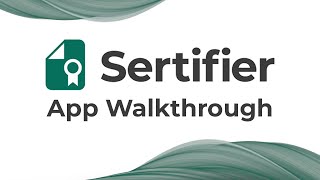 Sertifier App Walkthrough | Sending Digital Certificates and Badges Tutorial screenshot 2