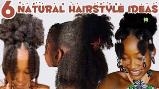 TOP 6 TRENDING HAIRSTYLES 2024| NATURAL HAIRSTYLE COMPILATION FOR YOU| LOW MANIPULATION