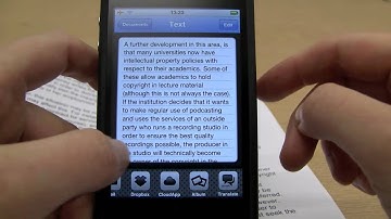 Prizmo: iPhone/iPod Touch OCR App