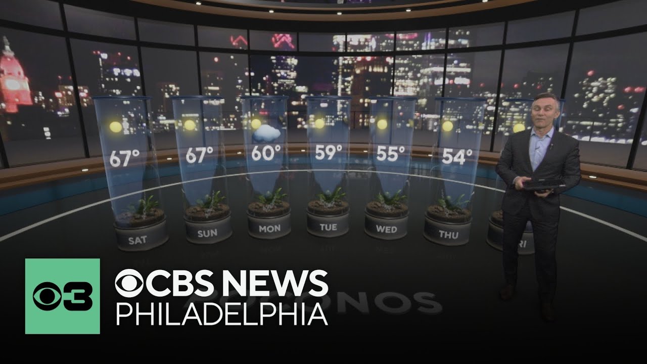 Sunny skies, unseasonably warm Saturday with a high of 79 - YouTube