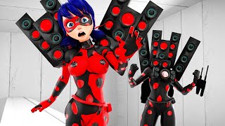 Miraculous The Ladybug - Titan Speaker Woman Transformation