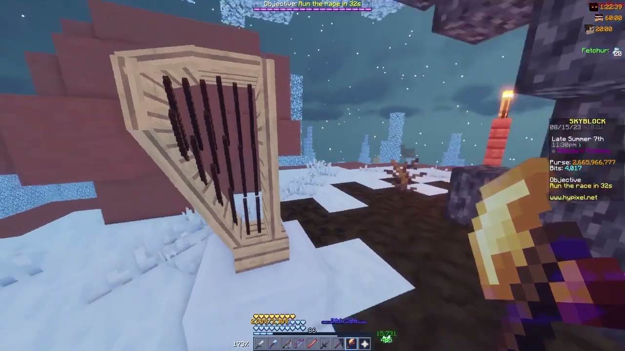 Hypixel Skyblock Melody Macro Harp Mod Easy Melody's Hair January 2026
